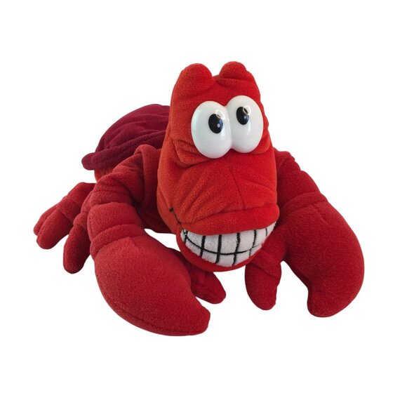 Vintage Sebastian Crab Plush 13" Hand Puppet Disney Little Mermaid 1990s - Picture 1 of 7
